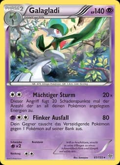 Galagladi card in German