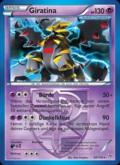Giratina card in German