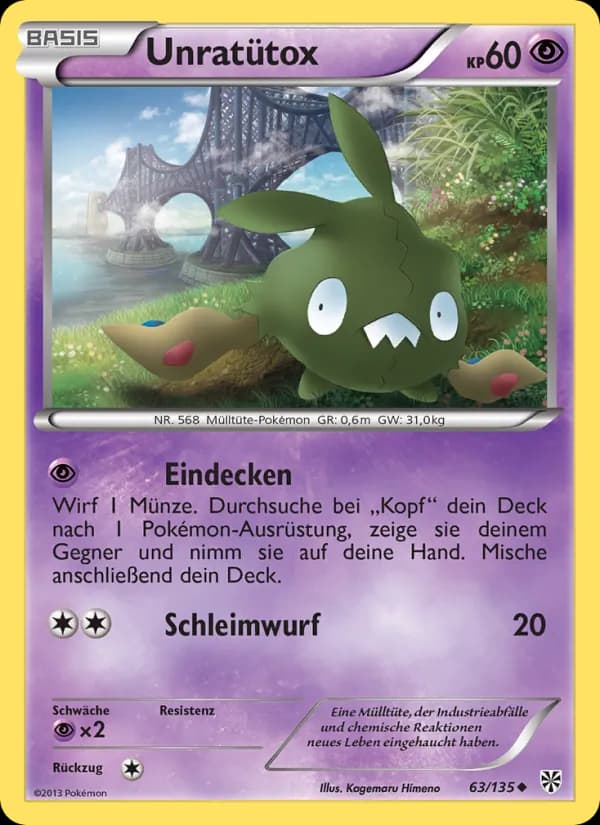 Unratütox card in German