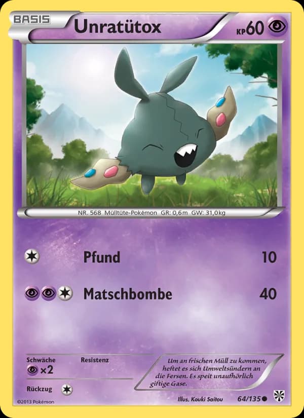 Unratütox card in German