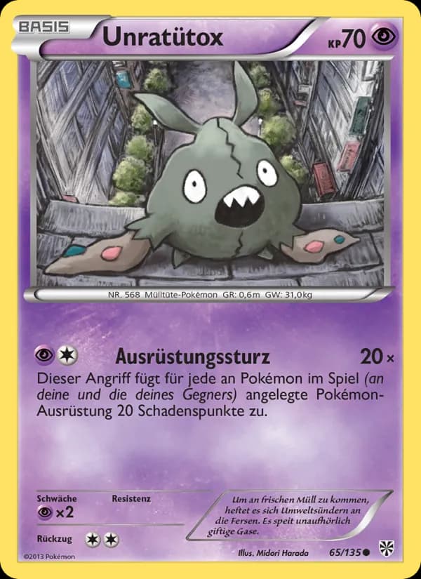 Unratütox card in German