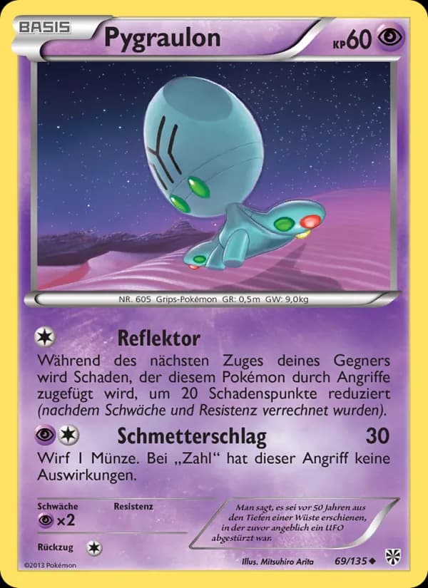 Pygraulon card in German