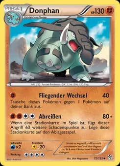 Donphan card in German