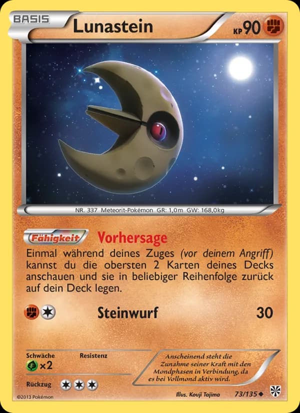 Lunastein card in German