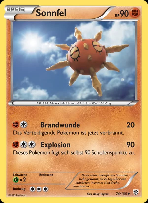 Sonnfel card in German