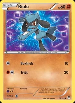 Riolu card in German