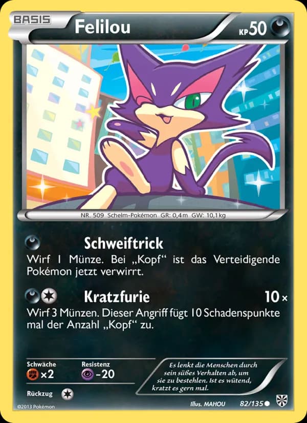 Felilou card in German