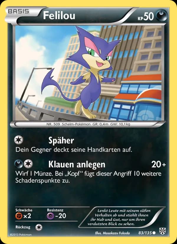 Felilou card in German