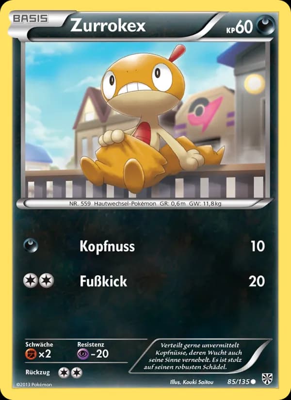 Zurrokex card in German