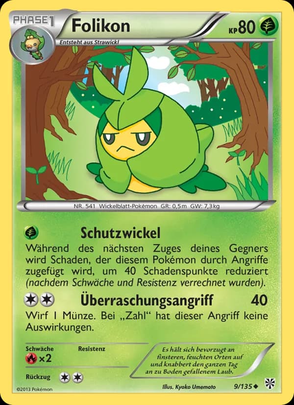 Folikon card in German