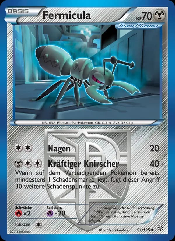 Fermicula card in German