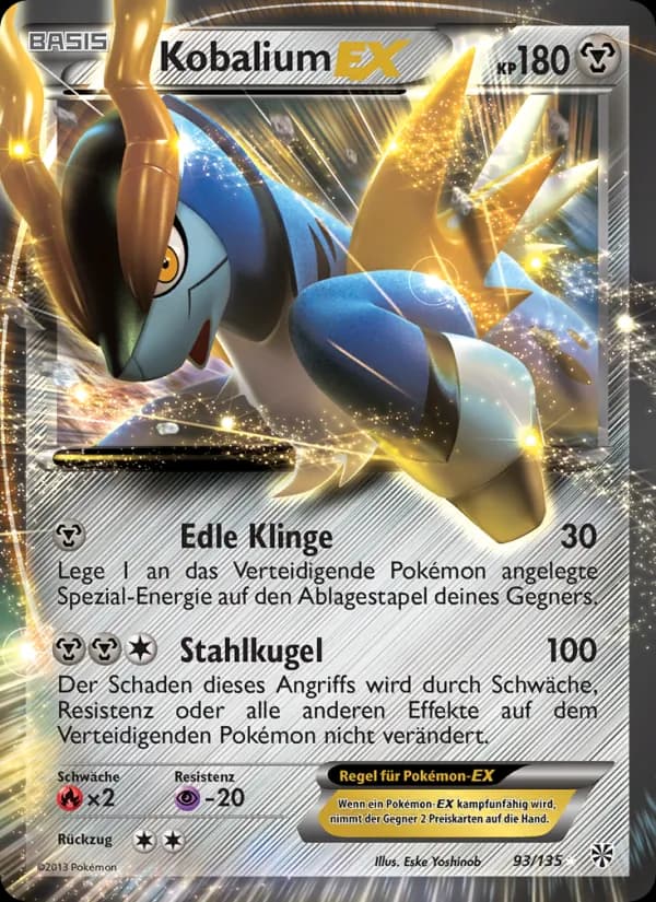 Kobalium-EX card in German