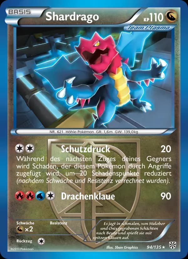 Shardrago card in German