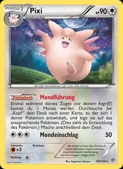 Pixi card in German