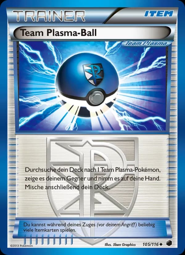 Team-Plasma-Ball card in German