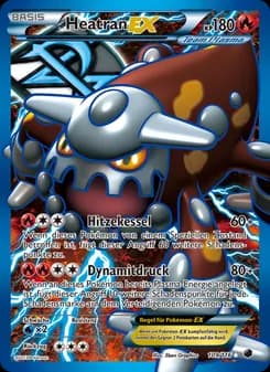 Heatran-EX card in German