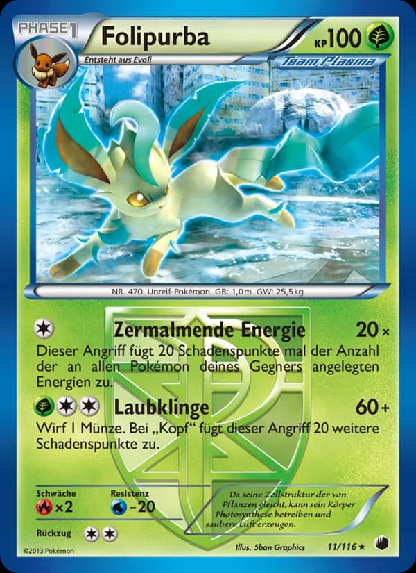 Folipurba card in German