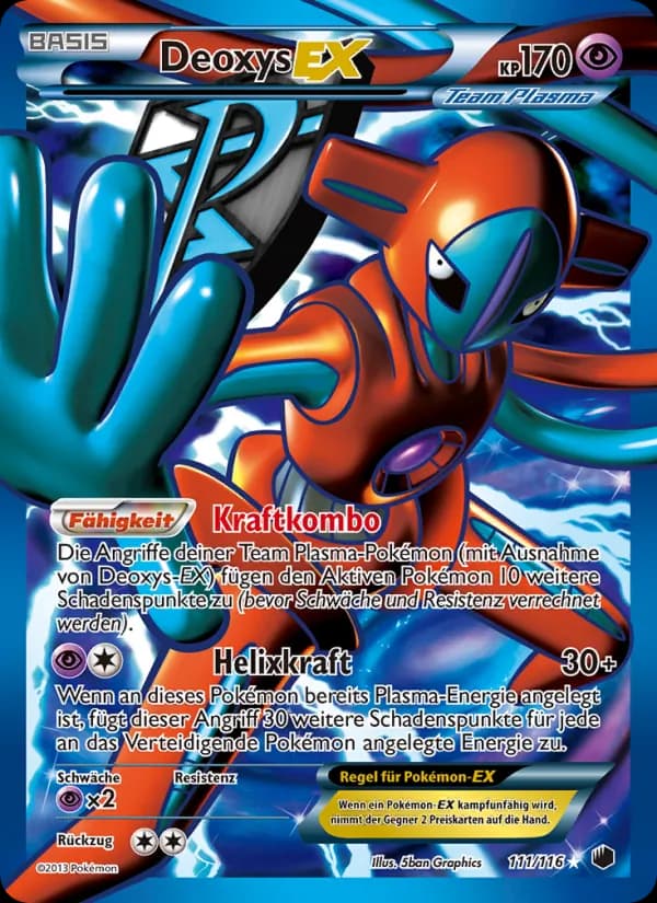 Deoxys-EX card in German