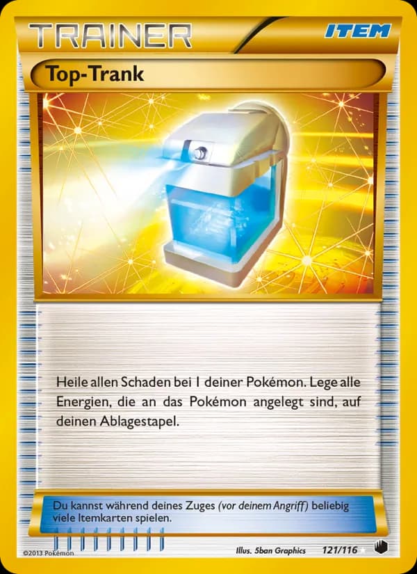 Top-Trank card in German
