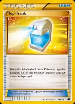Top-Trank card in German