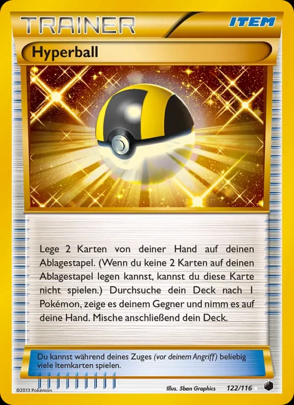 Hyperball card in German