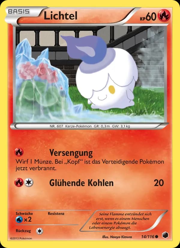 Lichtel card in German