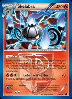 Skelabra card in German