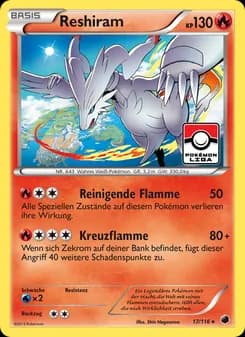 Reshiram card in German