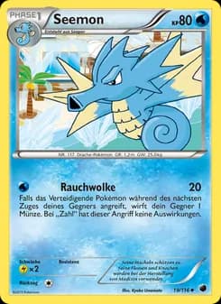 Seemon card in German