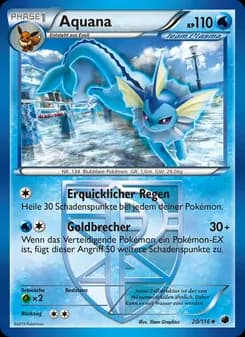 Aquana card in German