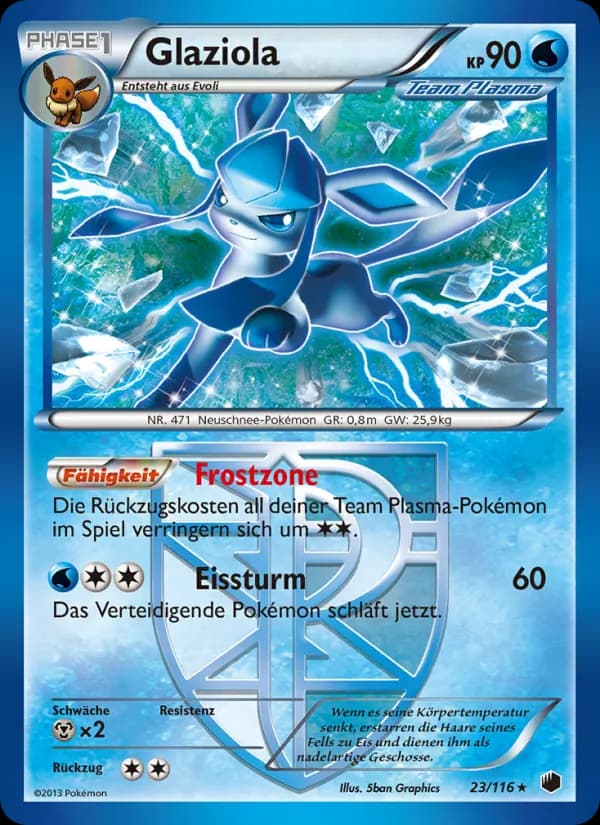 Glaziola card in German