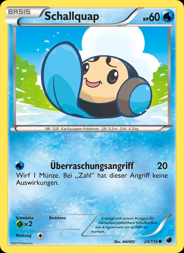 Schallquap card in German