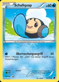 Schallquap card in German