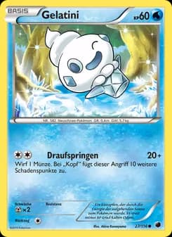 Gelatini card in German