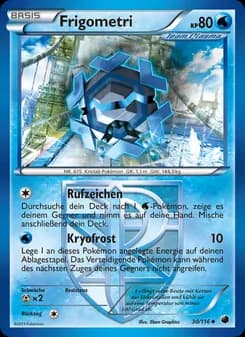 Frigometri card in German