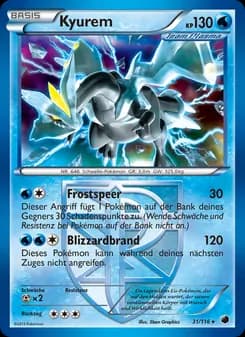 Kyurem card in German