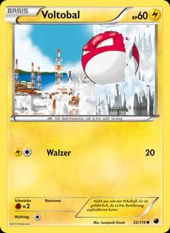 Voltobal card in German