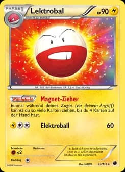 Lektrobal card in German