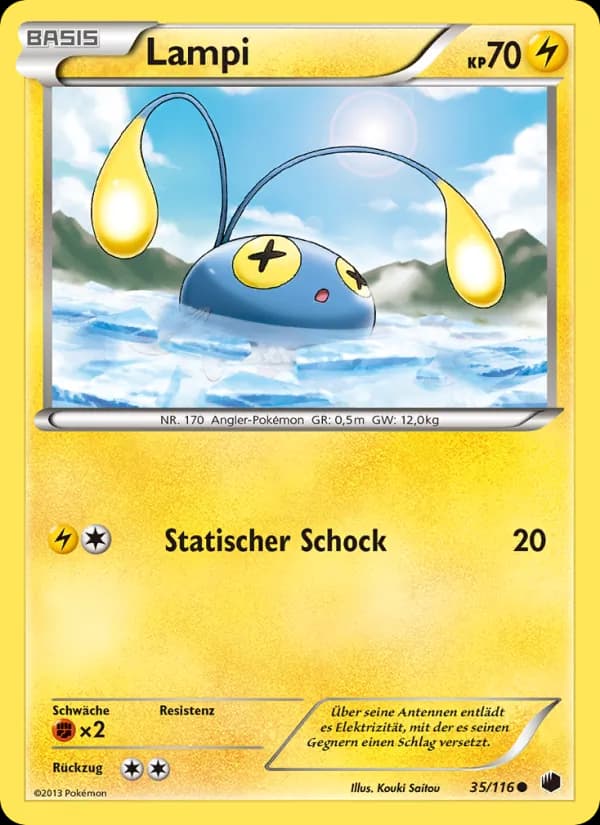 Lampi card in German