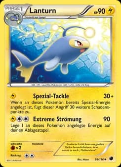 Lanturn card in German