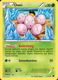 Owei card in German