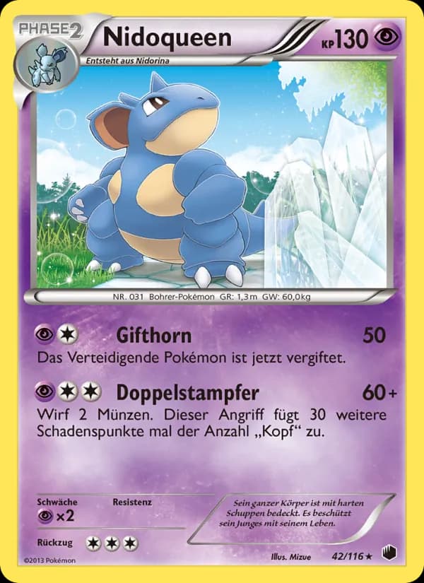 Nidoqueen card in German