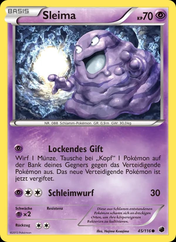 Sleima card in German