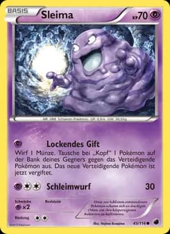 Sleima card in German