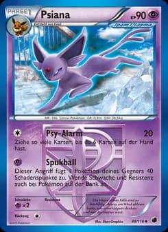 Psiana card in German