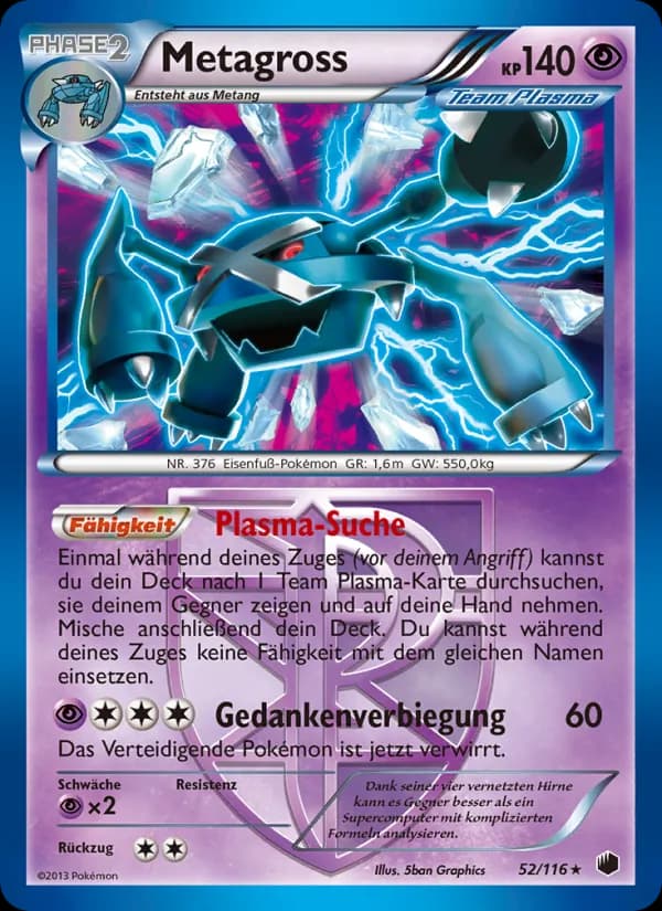 Metagross card in German
