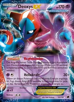 Deoxys-EX card in German