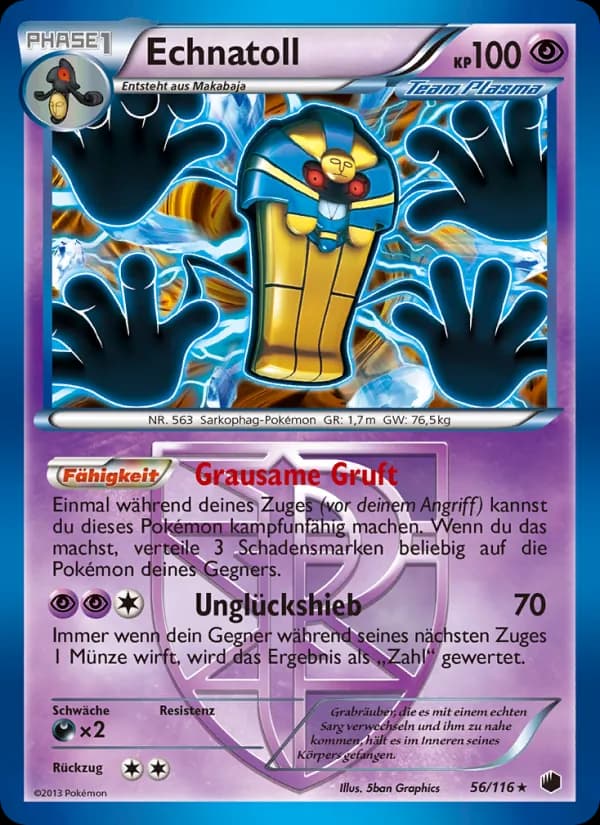 Echnatoll card in German