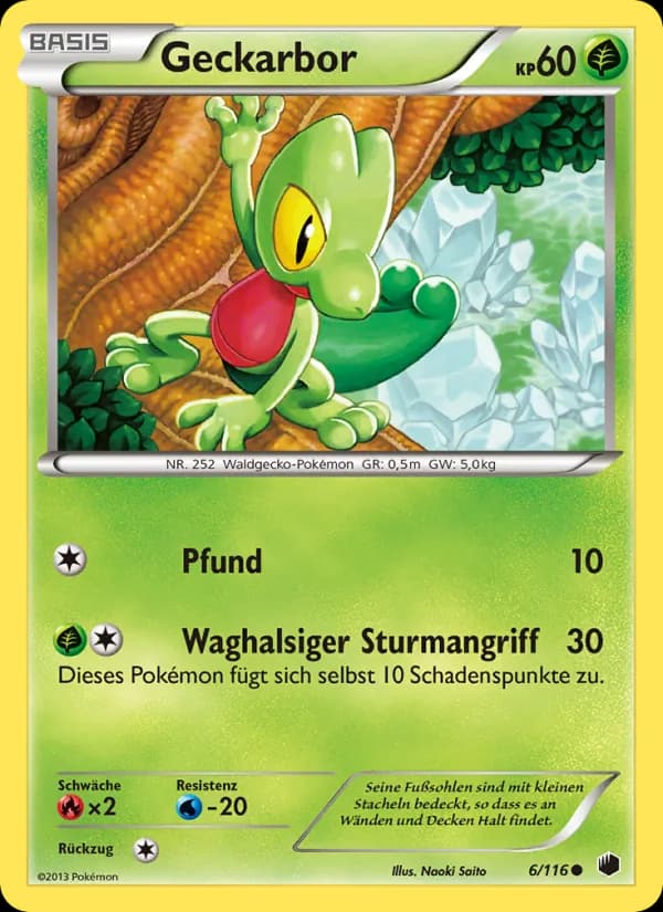 Geckarbor card in German