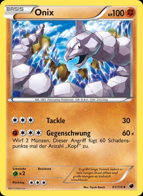 Onix card in German